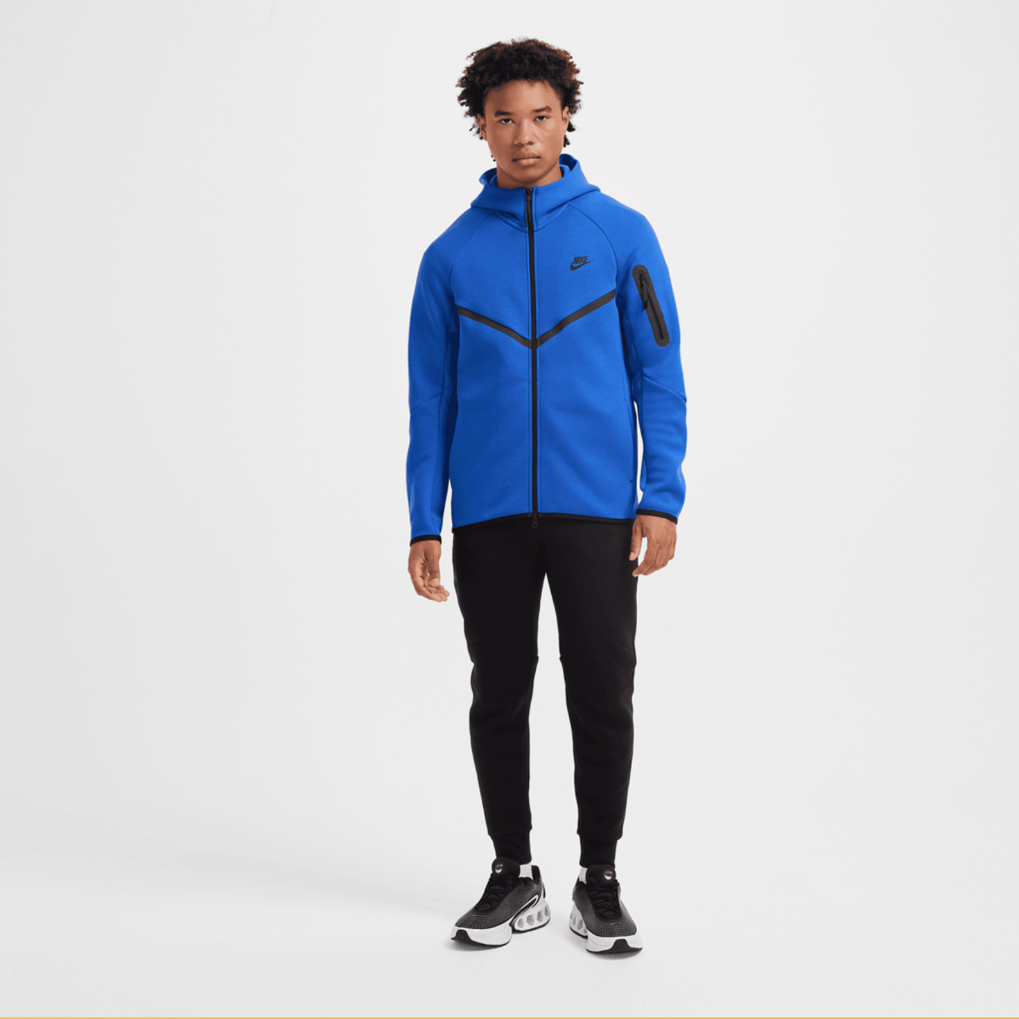 Acheter Nike Tech Fleece Windrunner blau SNIPES