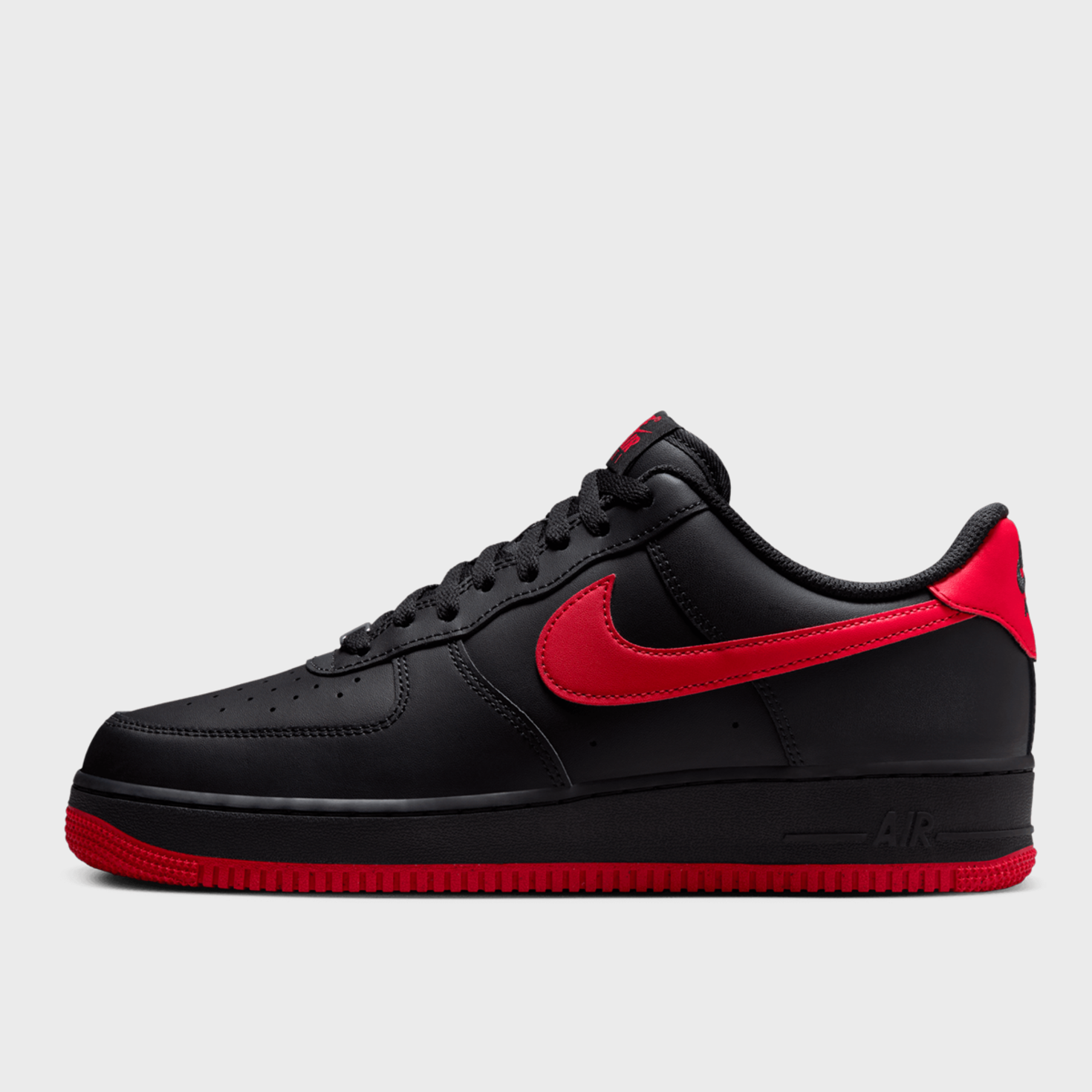 Nike air force 1 schwarz rot shop