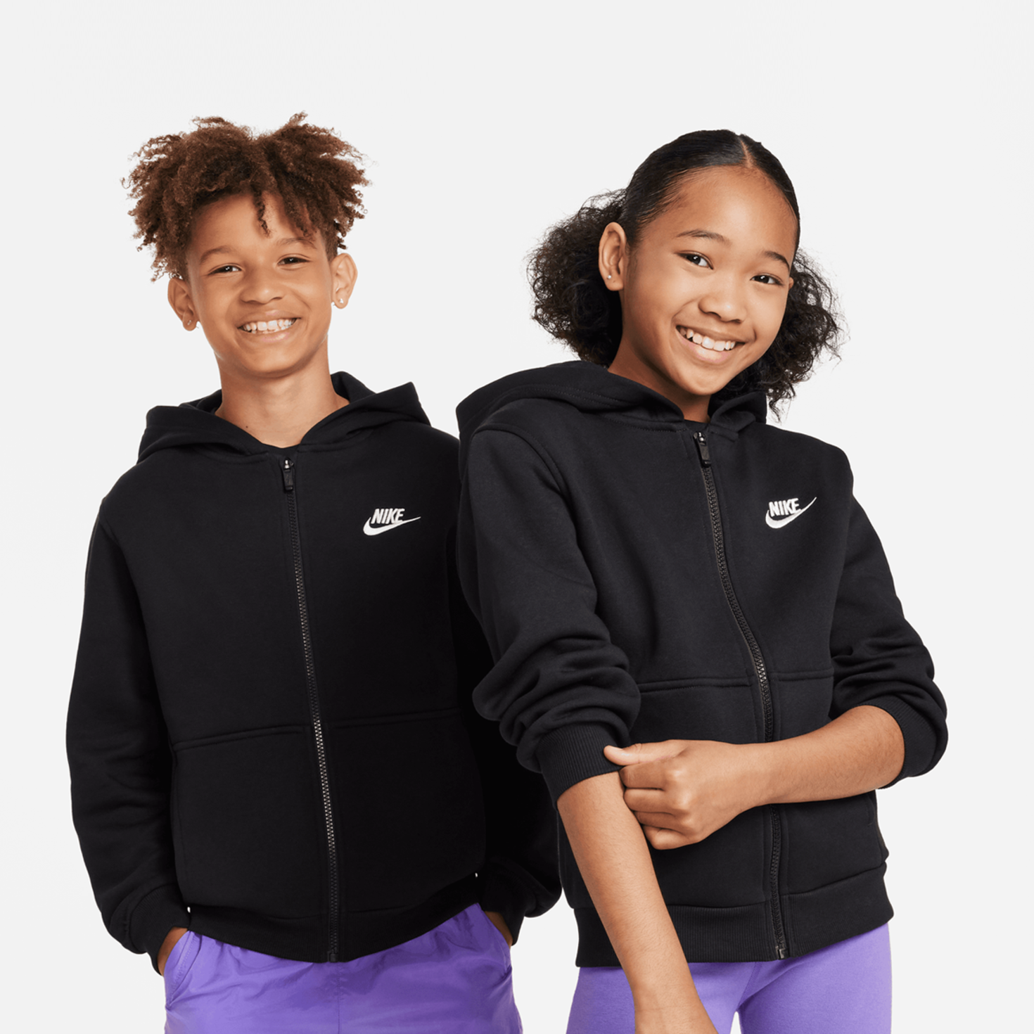 Nike Sportswear Club Fleece Hoodie LBR preto kaufen