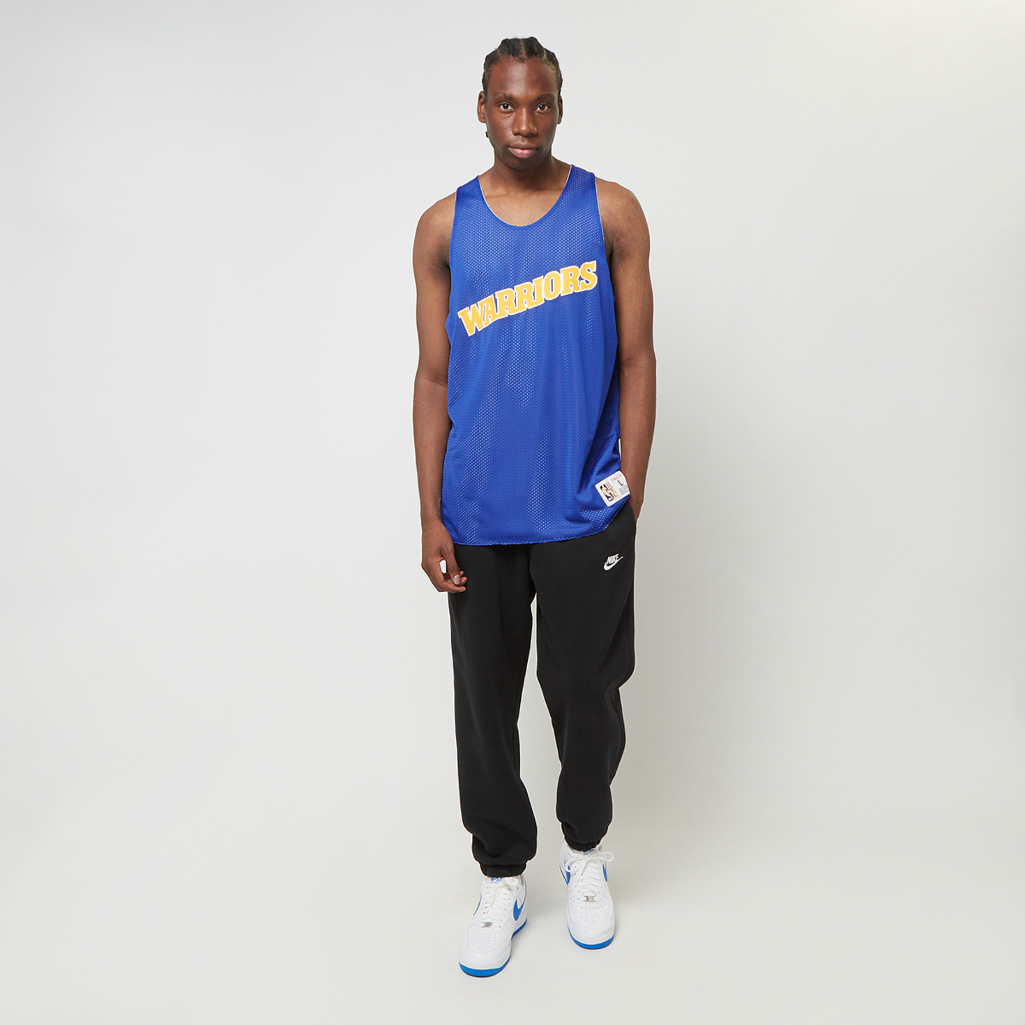 Mitchell Ness NBA Reversible Mesh Tank Vintage Logo Golden Warriors bleu kaufen SNIPES