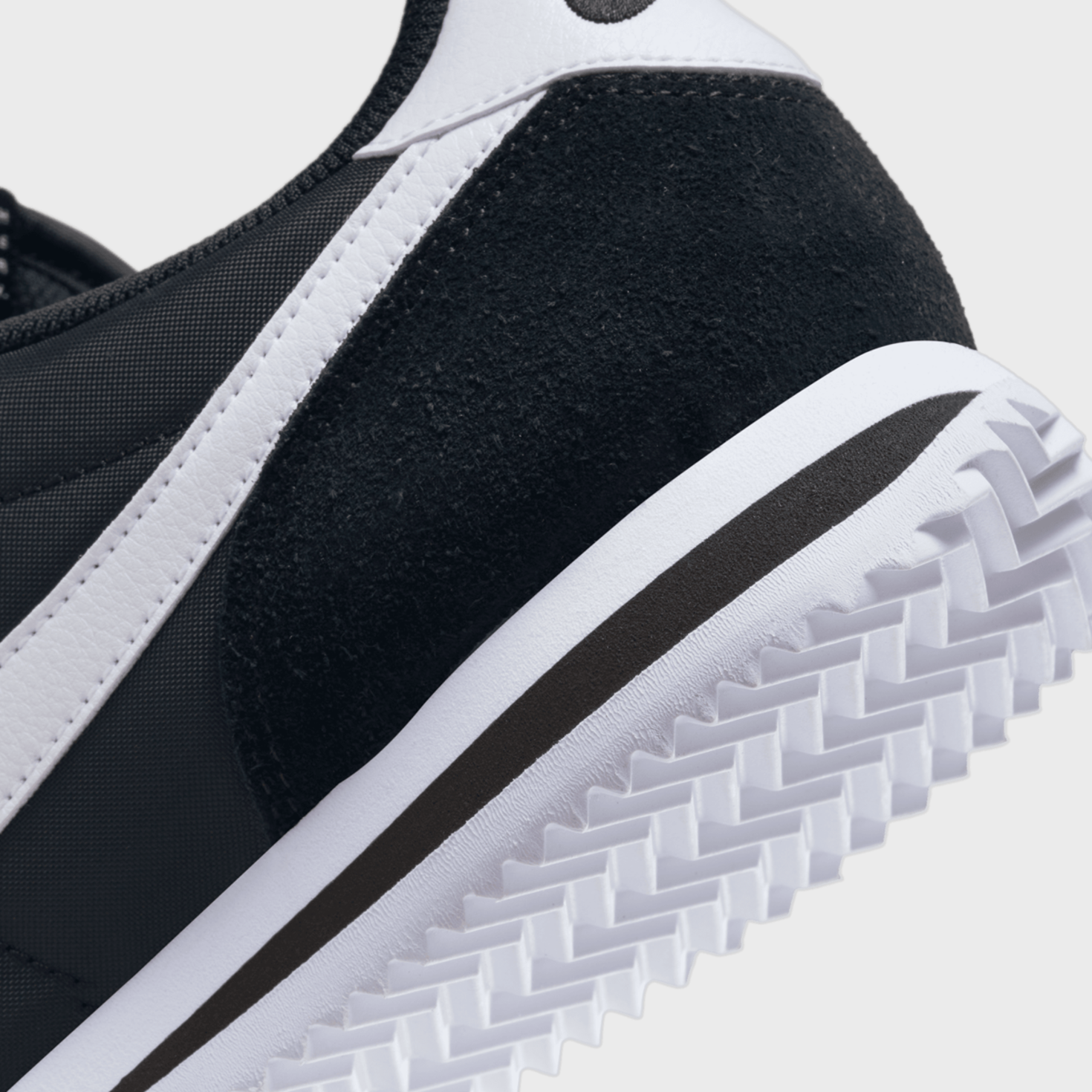 All black nylon nike cortez best sale