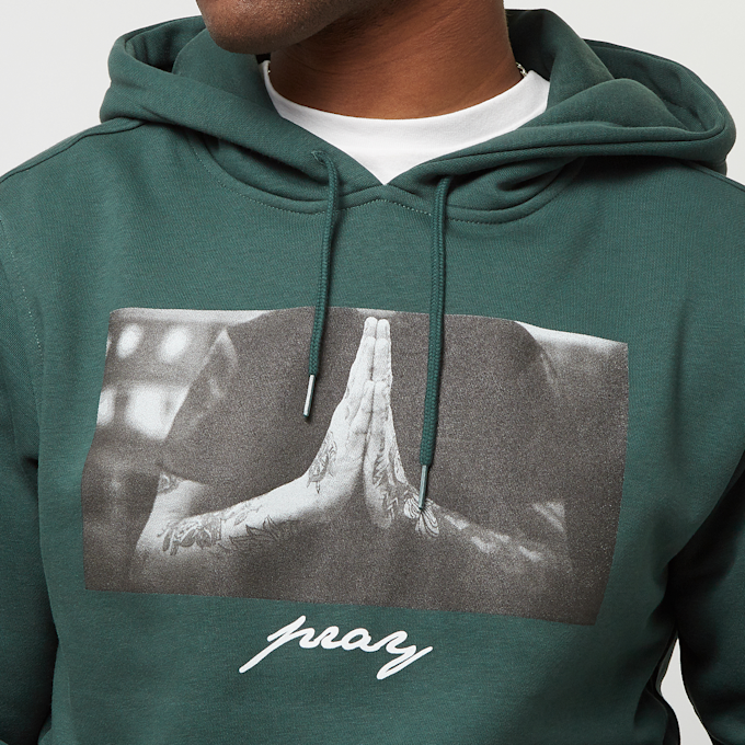 Mister Tee PRAY - Hoodie - heather grey/lichtgrijs Mister Tee PRAY - Hoodie - heather grey/lichtgrijs