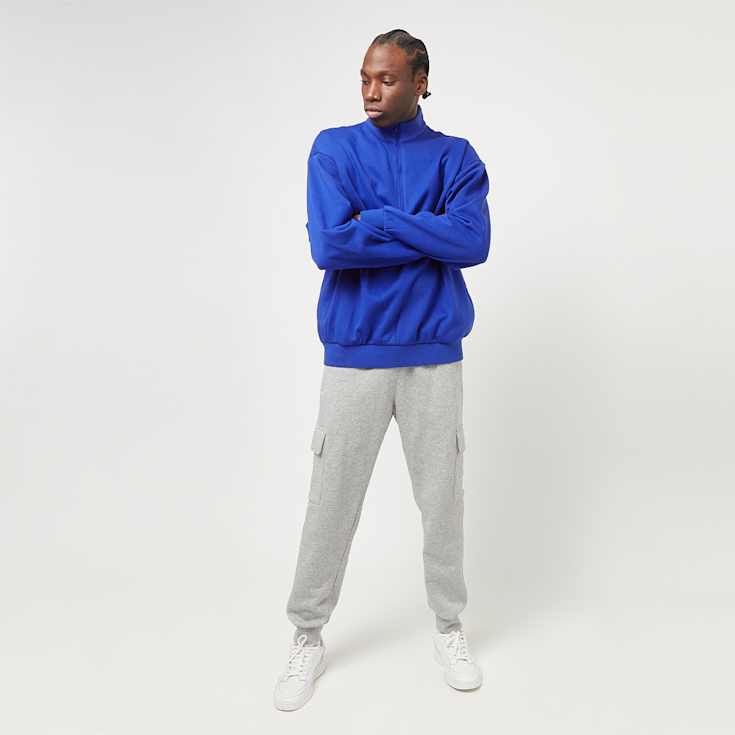 Acheter adidas Originals Half Zip Basketball Fleece bleu SNIPES