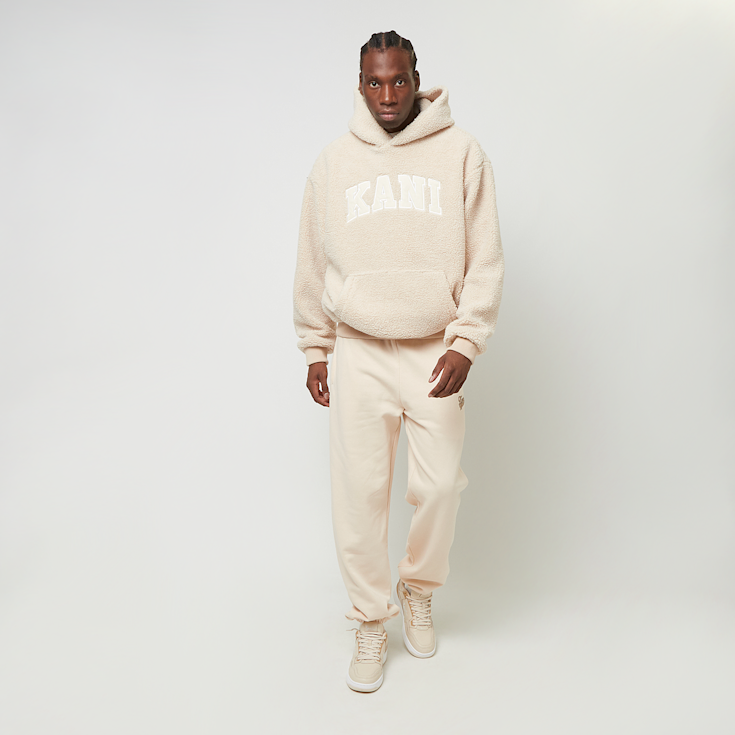 Acheter Karl Kani Serif Teddy Hoodie beige SNIPES