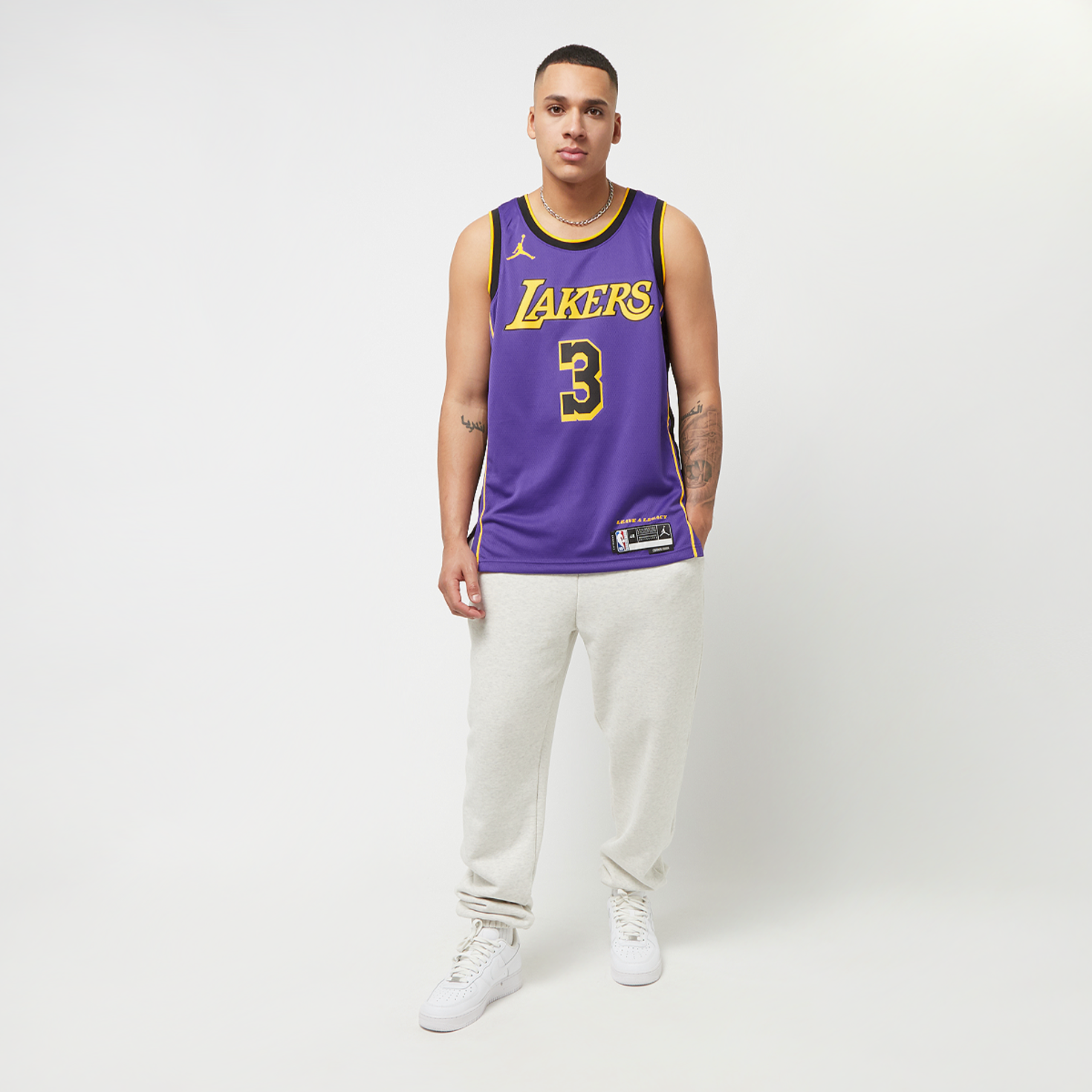 Acquista Nike NBA Dri FIT Swingman Jersey Los Angeles Lakers Anthony Davis viola SNIPES