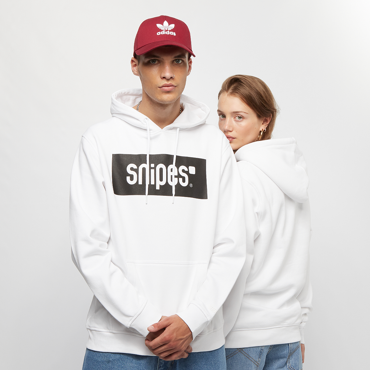 Snipes white hoodie on sale