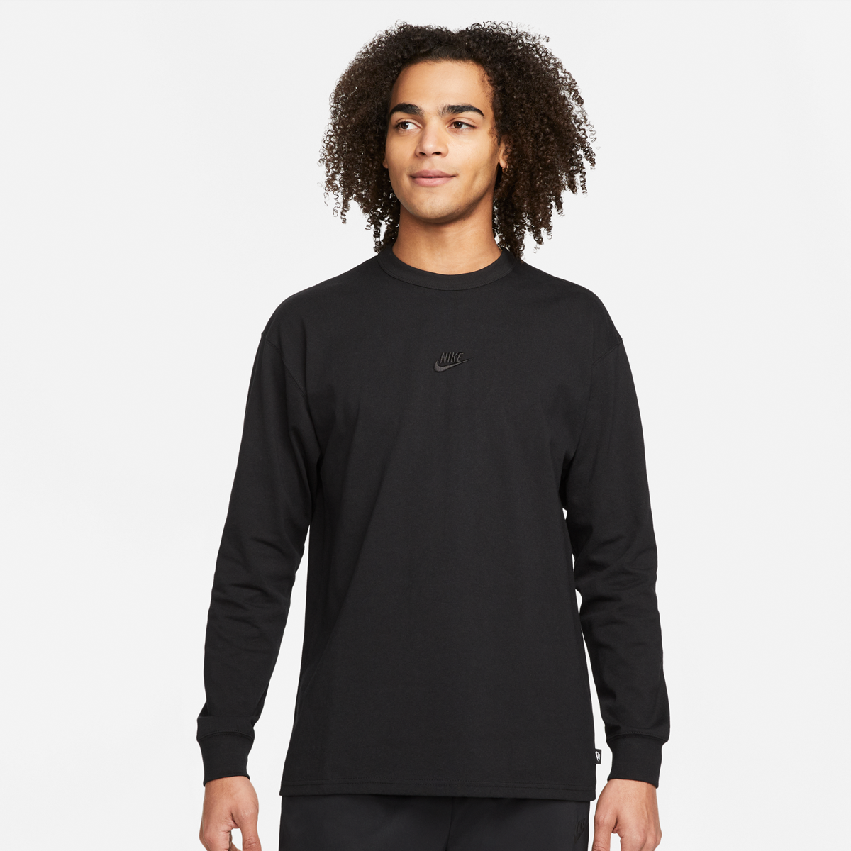 Nike Premium Essential Long Sleeve T Shirt schwarz kaufen SNIPES