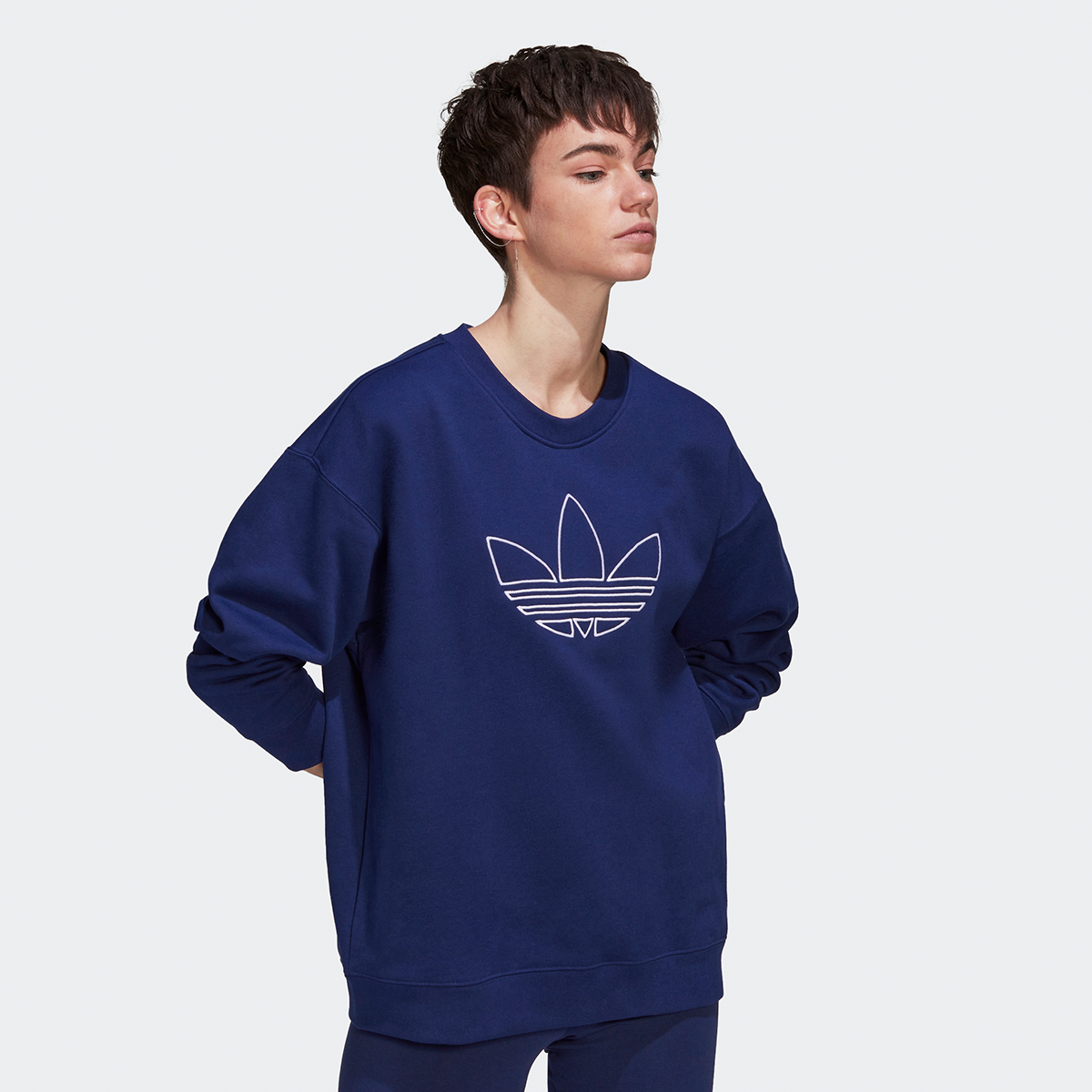 Adidas originals oversized sweat hotsell