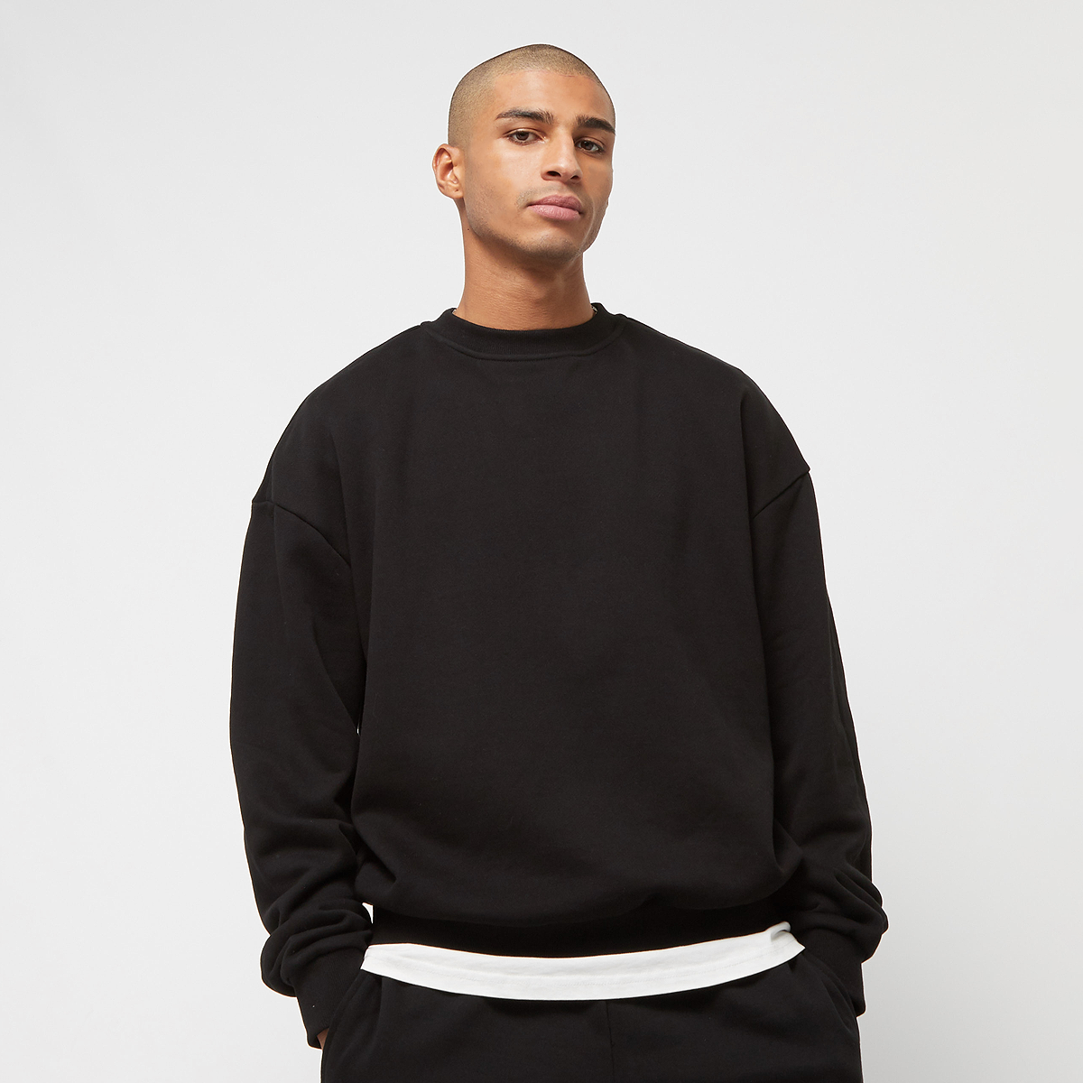 Urban Classics Ultra Heavy Crew Sweat-shirt Homme - Pull Épais Confortable