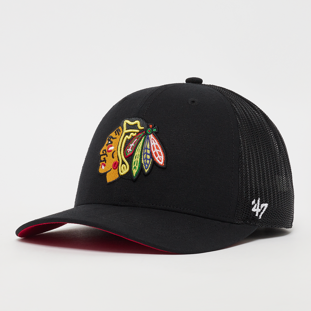 Bonnet D'hiver Femme Chicago Blackhawks '47 – Rouge – Casquette Chaude NHL – édition Authentique