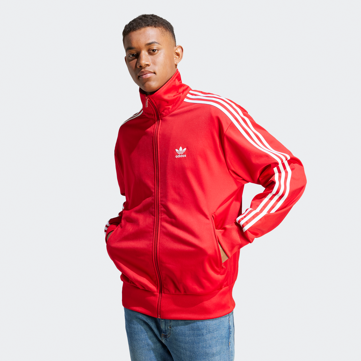 adidas Originals adicolor Firebird Trainingsjacke rot kaufen