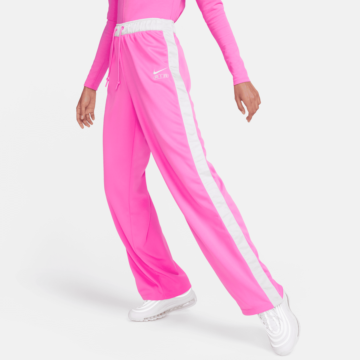 Nike air leg logo track pants best sale