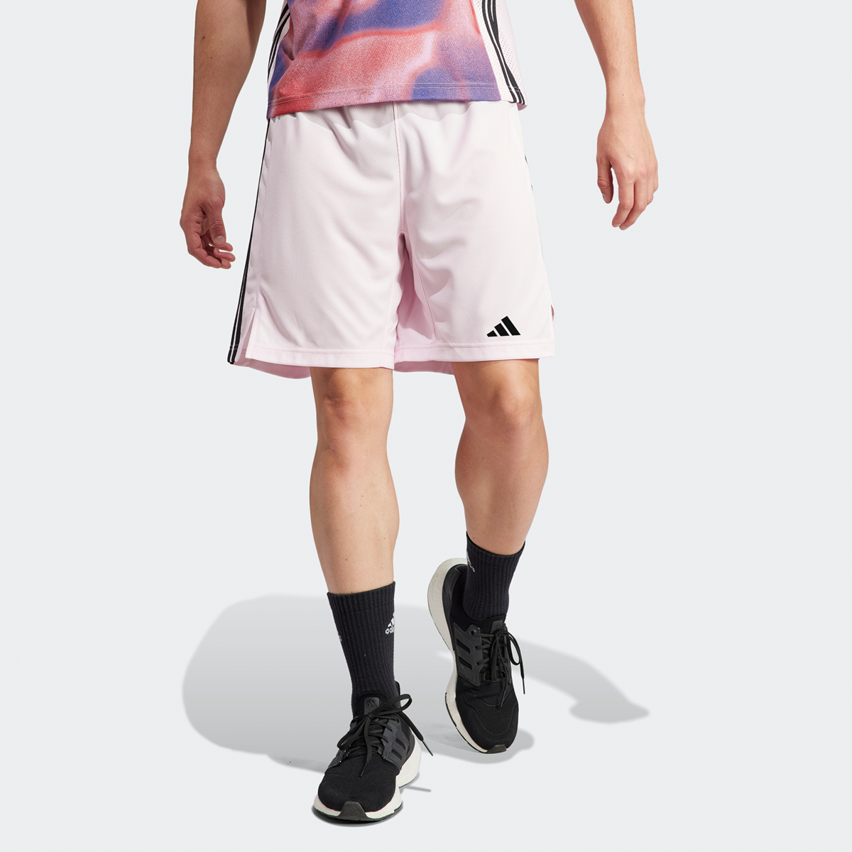 adidas Performance Shorts Paris Basketball Warm Up rose (IN9097)