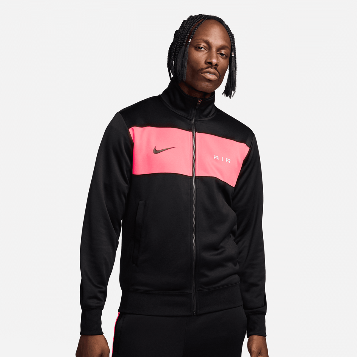 Acheter Nike Sportswear Air Tracktop noir SNIPES