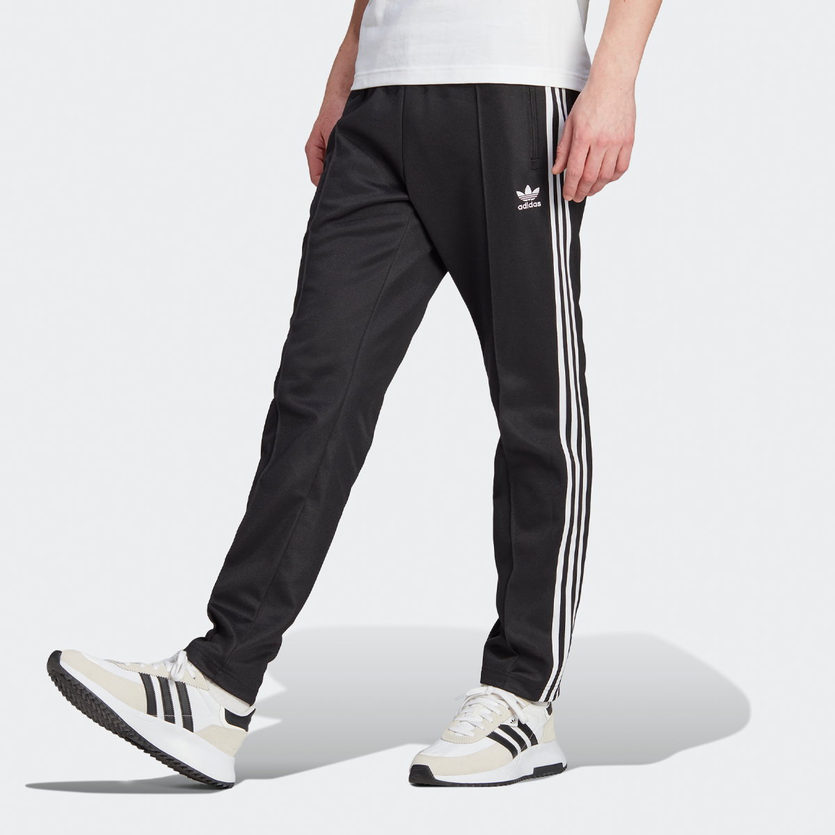 Adidas originals - adicolor - pantalon de survêtement à trois bandes - rouge hotsell