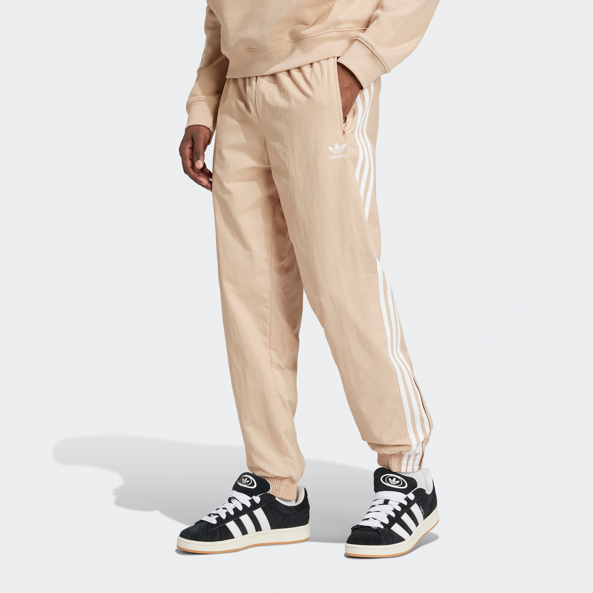 Adidas jogginghose beige hotsell