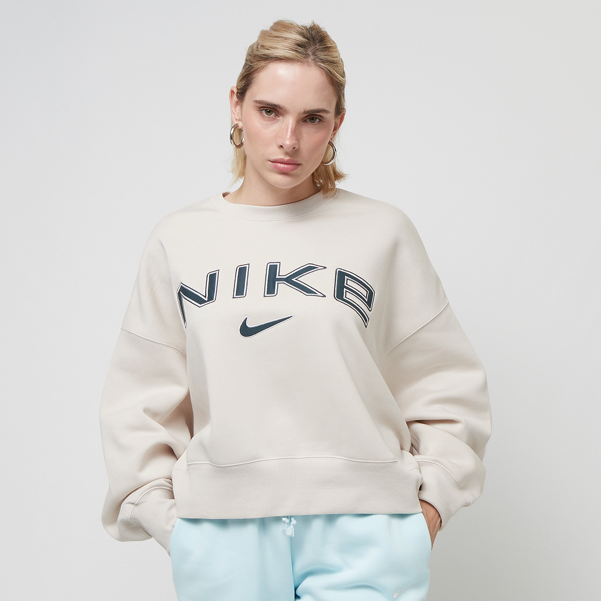 Nike Sportswear Phoenix Fleece Oversized Crew Neck Sweater beige kaufen