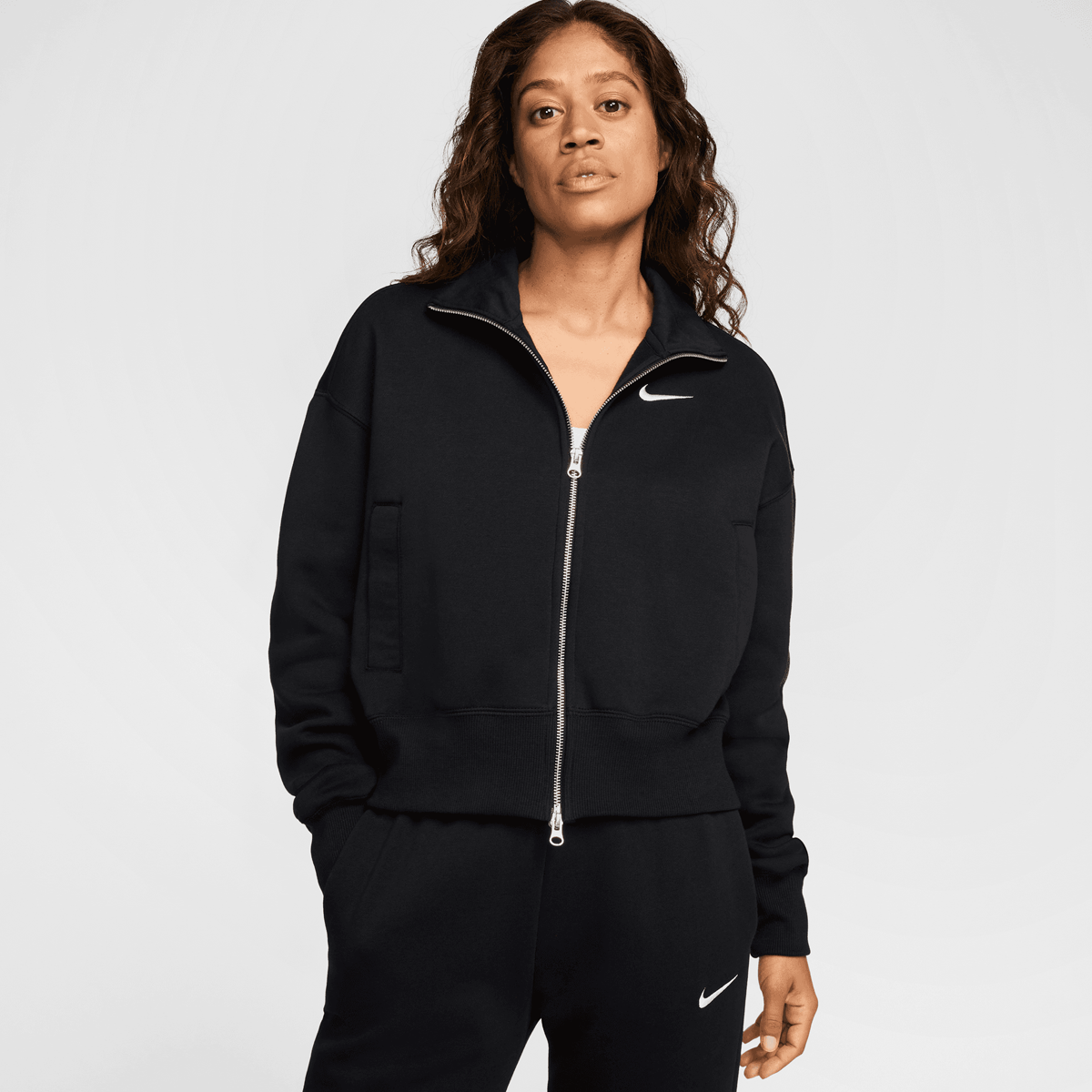 All black nike jacket womens online