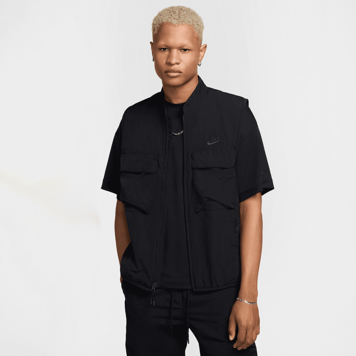 Black nike vest online