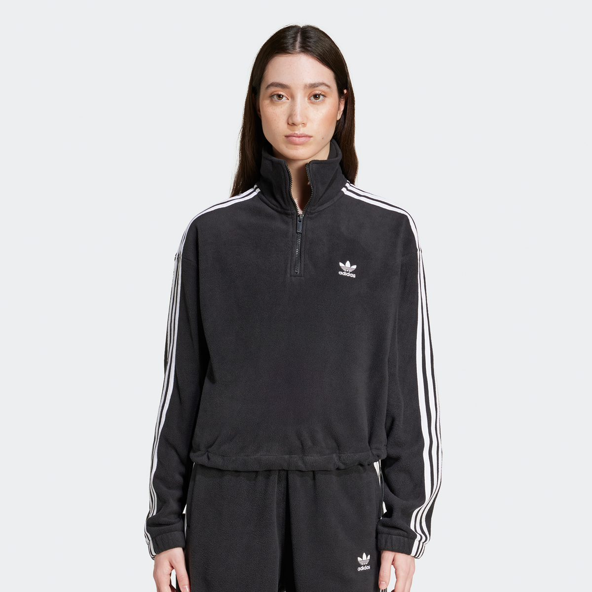 adidas Originals Polar Fleece Half Zip czarny (IY7266)