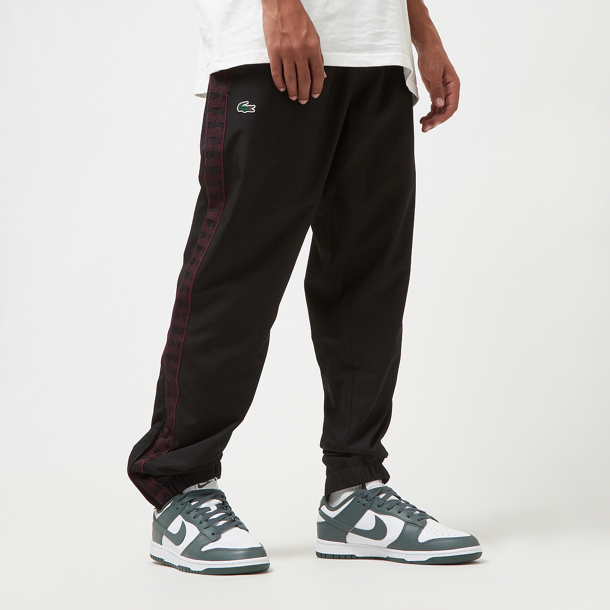 Lacoste fleece track pants discount