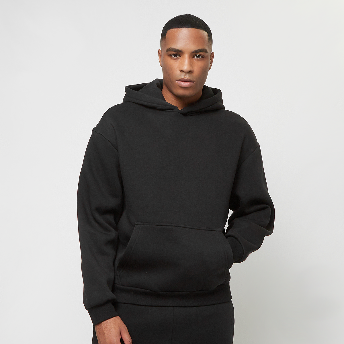 Urban Classics FLUFFY HOODY - Felpa con zip - lightasphalt