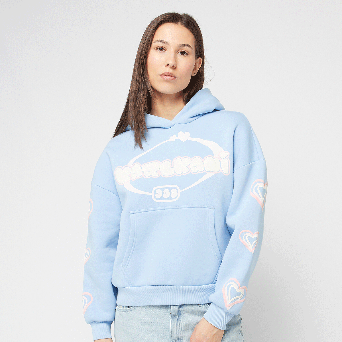 Oversized Hoodie Champion Pullover Blau Damen Review Oversized