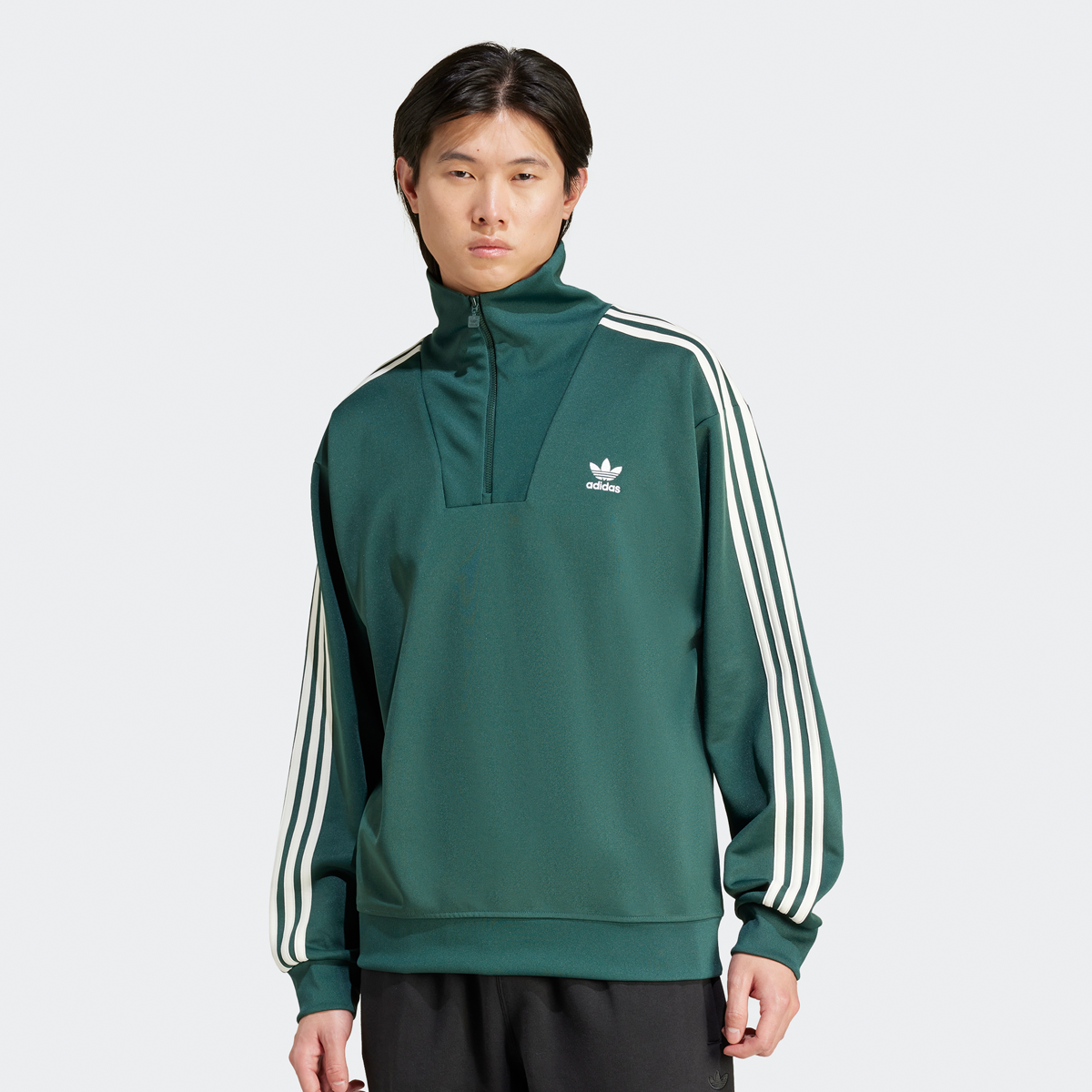 トップス adidas Funnelneck Track Top adidas Originals Funnelneck Tracktop zielony (IZ2502)