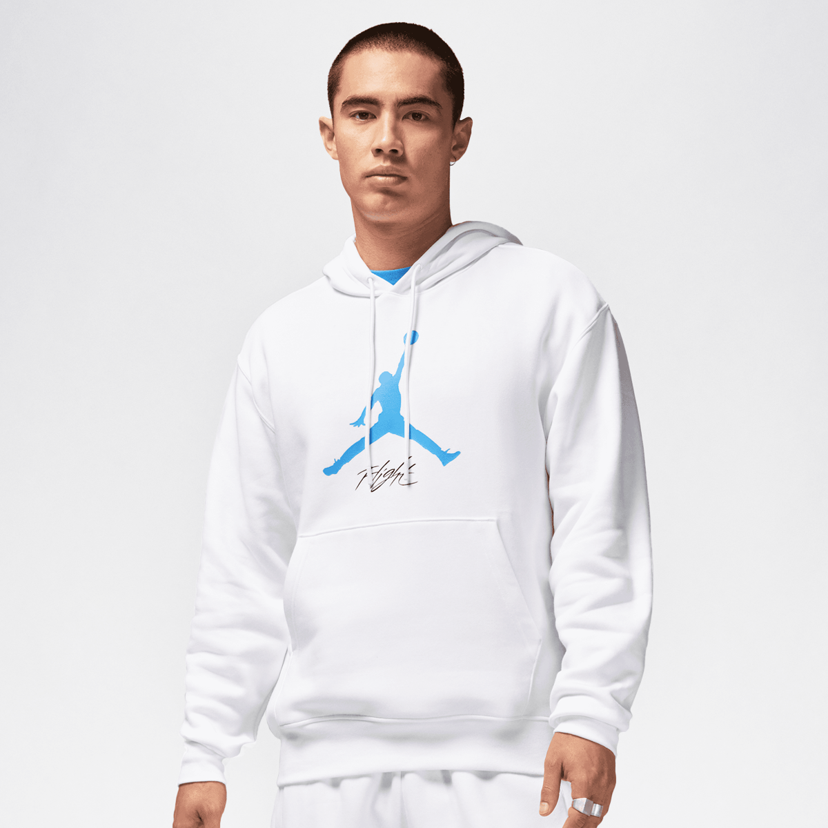 Jordan Essential Fleece Baseline Hoodie weiB kaufen