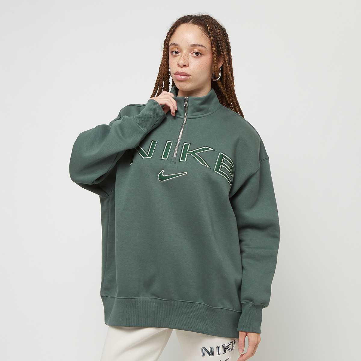 Nike Sportswear Phoenix Fleece Oversized Logo zielony (FV7679-338)