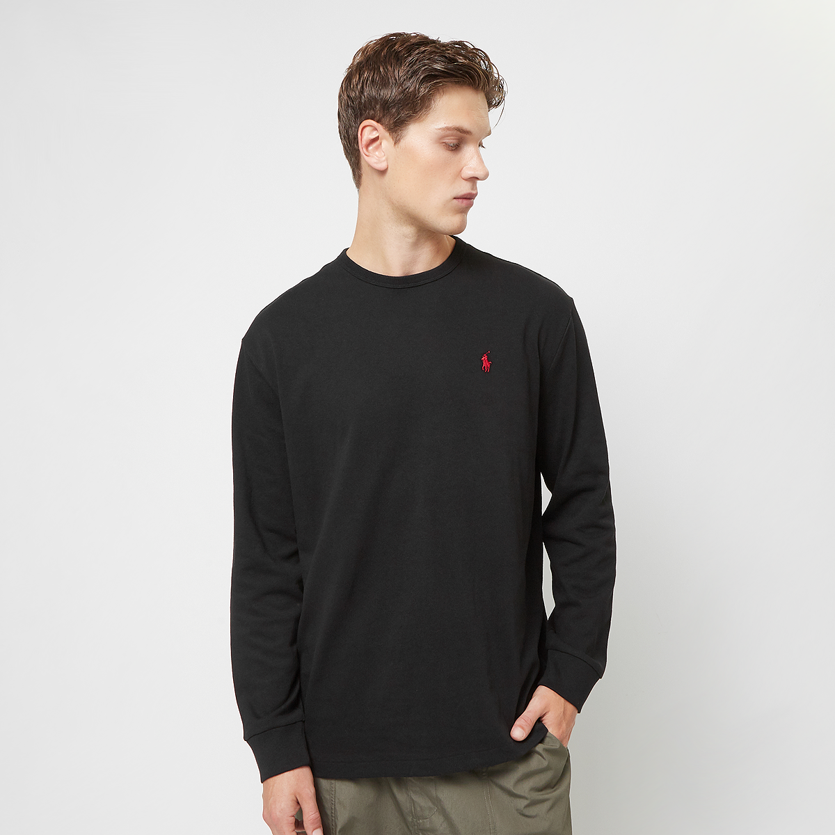 Black long sleeve ralph lauren polo shirt online