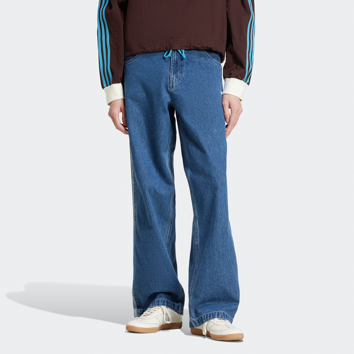 adidas Originals Denim Firebird Broek blauw | JC6234 | SNIPES