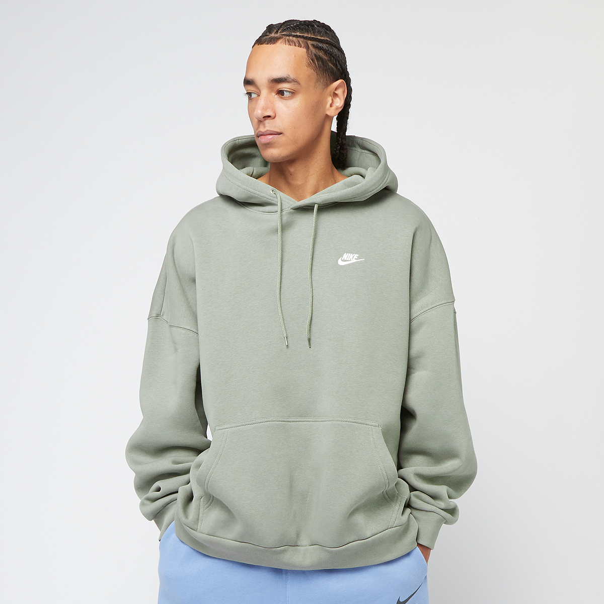 Nike Sportswear Club Oversized Fleece Hoodie zielony (IB6484