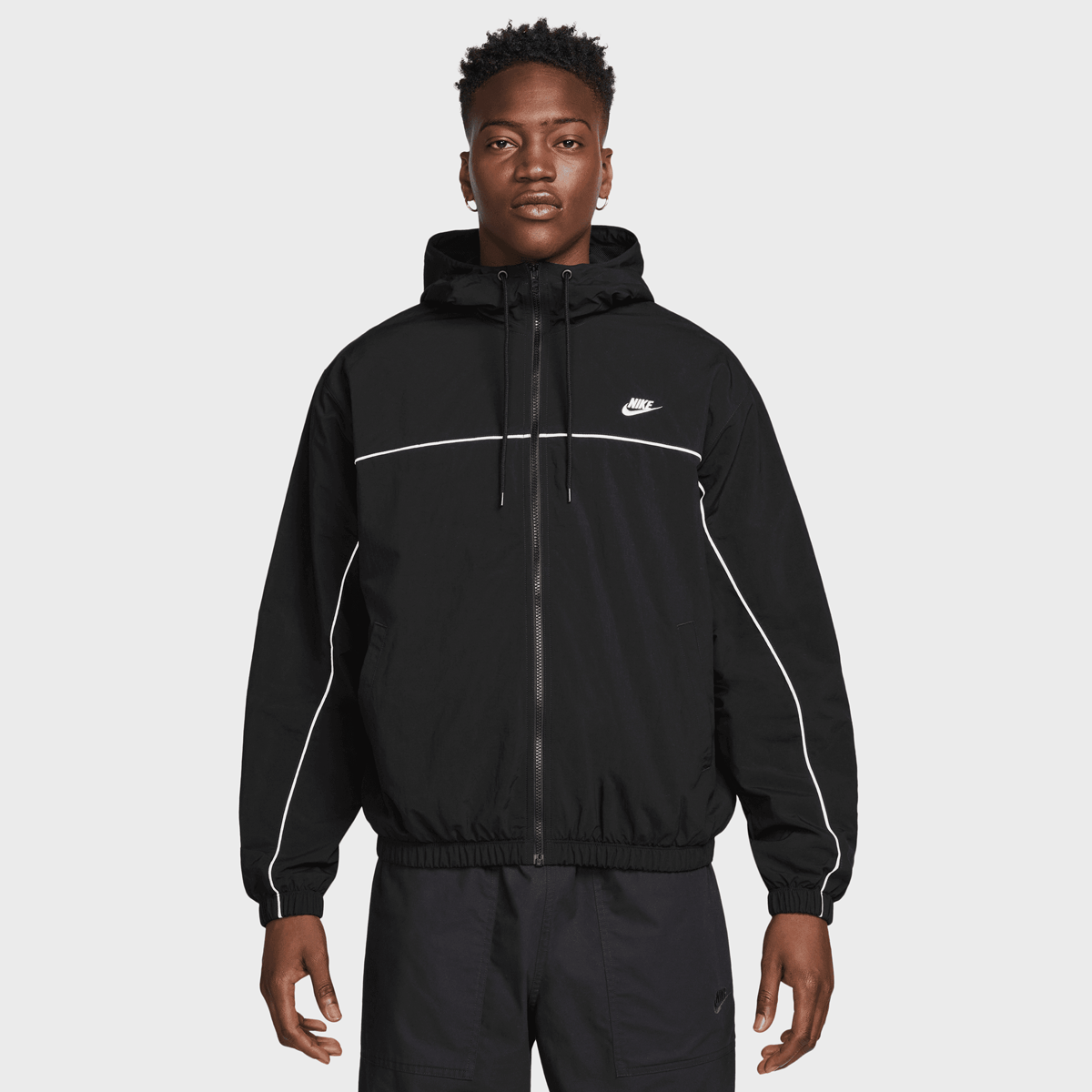 Nike Club Athlete Hooded Jacket zwart | HJ2012-010 | SNIPES