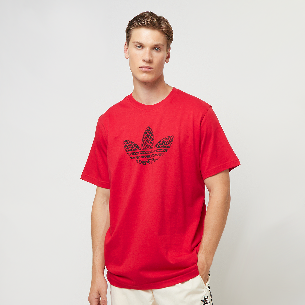 Adidas originals t shirt rot best sale