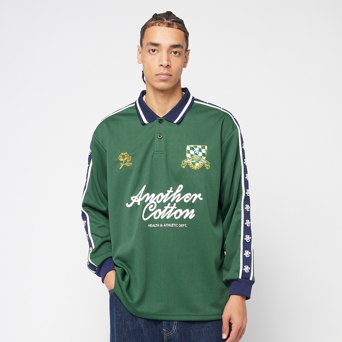 Another Cotton Lab Longsleeve Sport Jersey zielony (PD00003417)