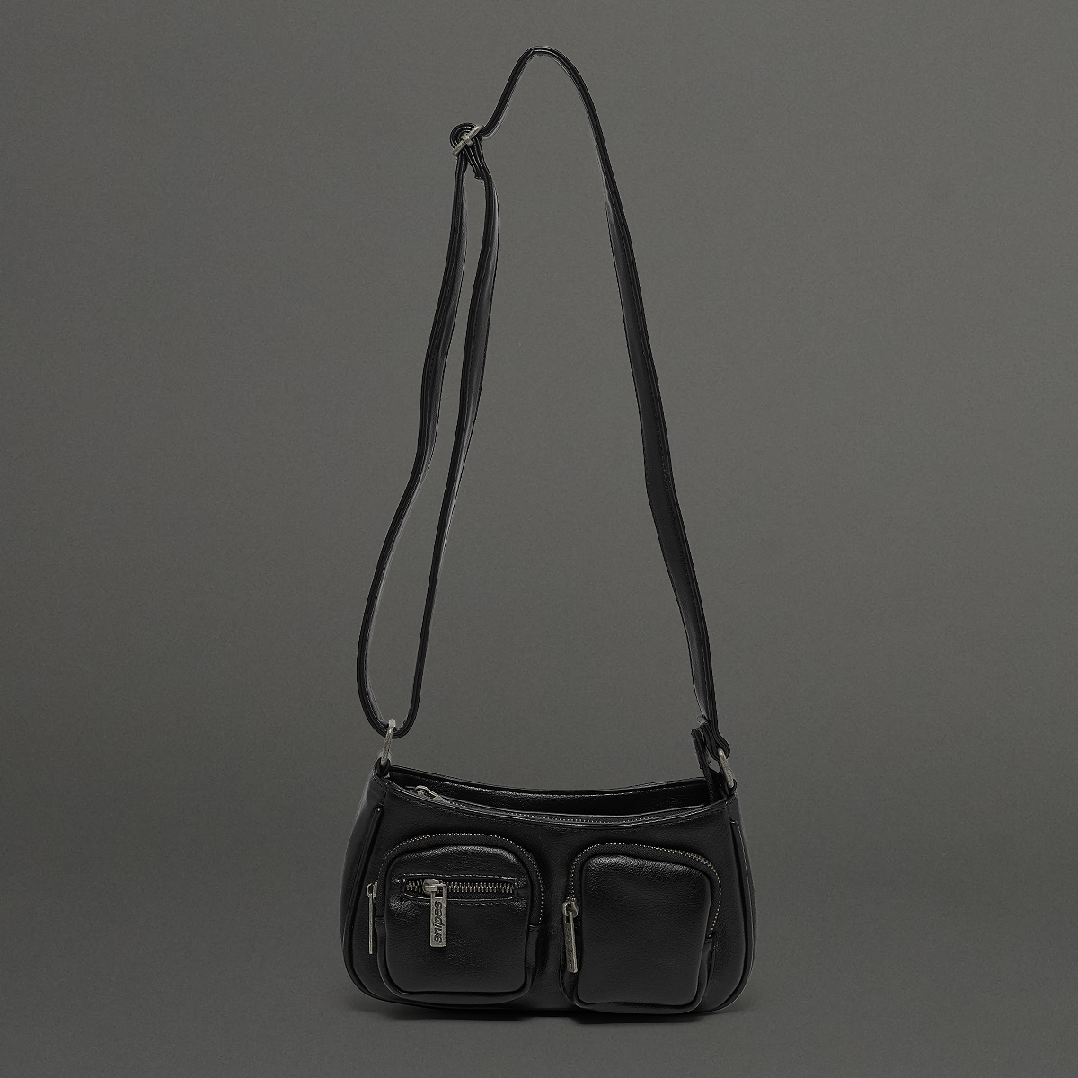 SNIPES PU Handbag negro (SIA251-005-1)
