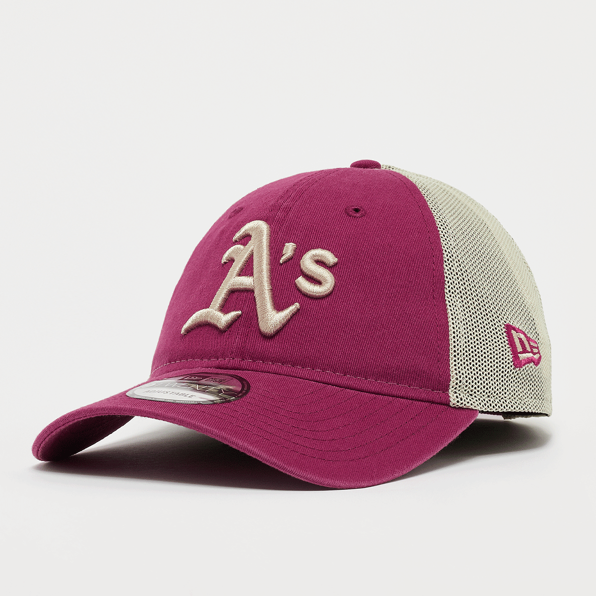 New Era 9Twenty Trucker Washed Oakland Athletics rood | 60667612