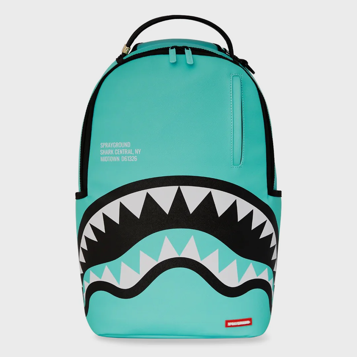 バッグ SPRAYGROUND SPRAYGROUND Shark Crentral Aqua DLXSV Backpack blauw | 910B7015NSZ