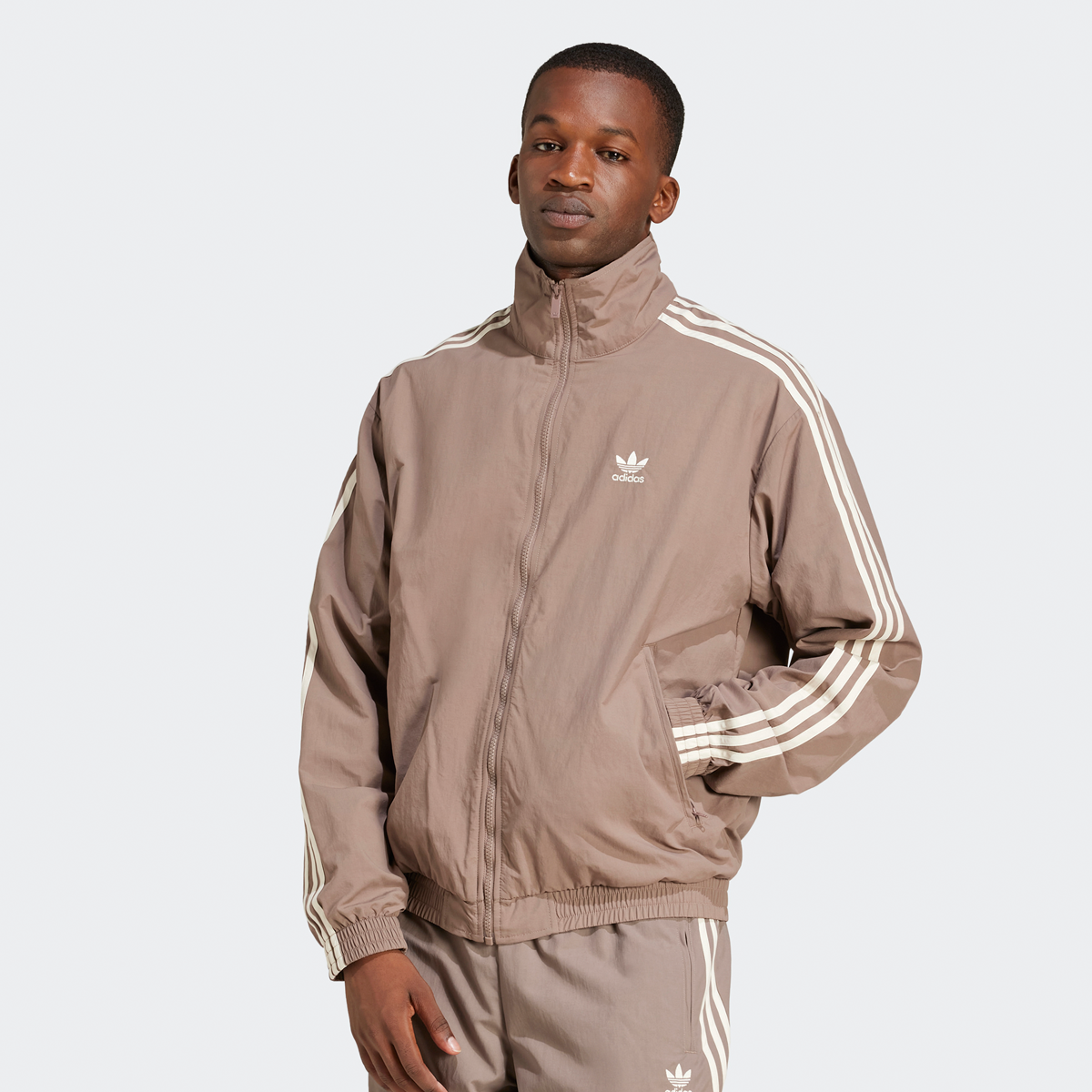 adidas Originals adicolor Firebird Woven Trainingsjacke braun (JP1023)