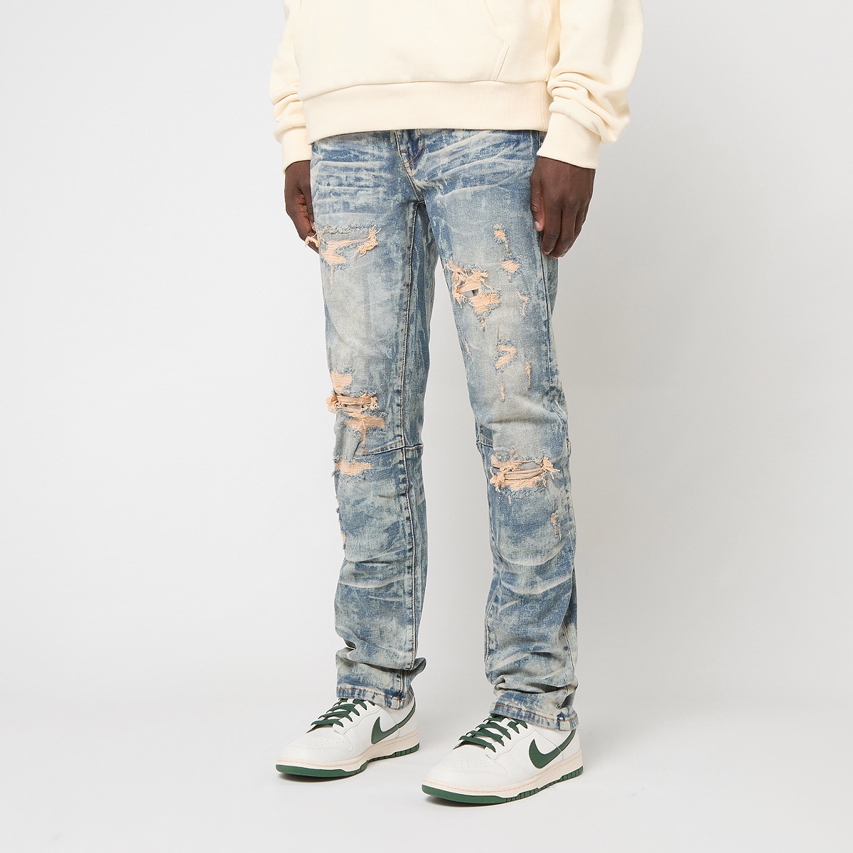 Jeans Uomo Smoke Rise RIP & RIPARAZIONE AIDEN BLU (JP21110R - Foto 13