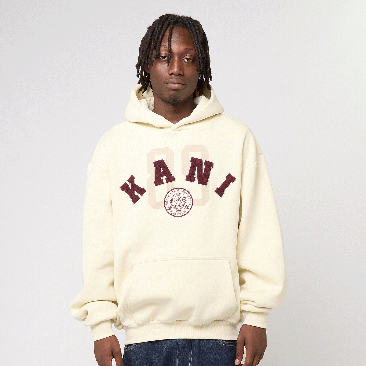 Kani Hombre Sudadera Blanca Karl Kani Sudadera Con Capucha Karl