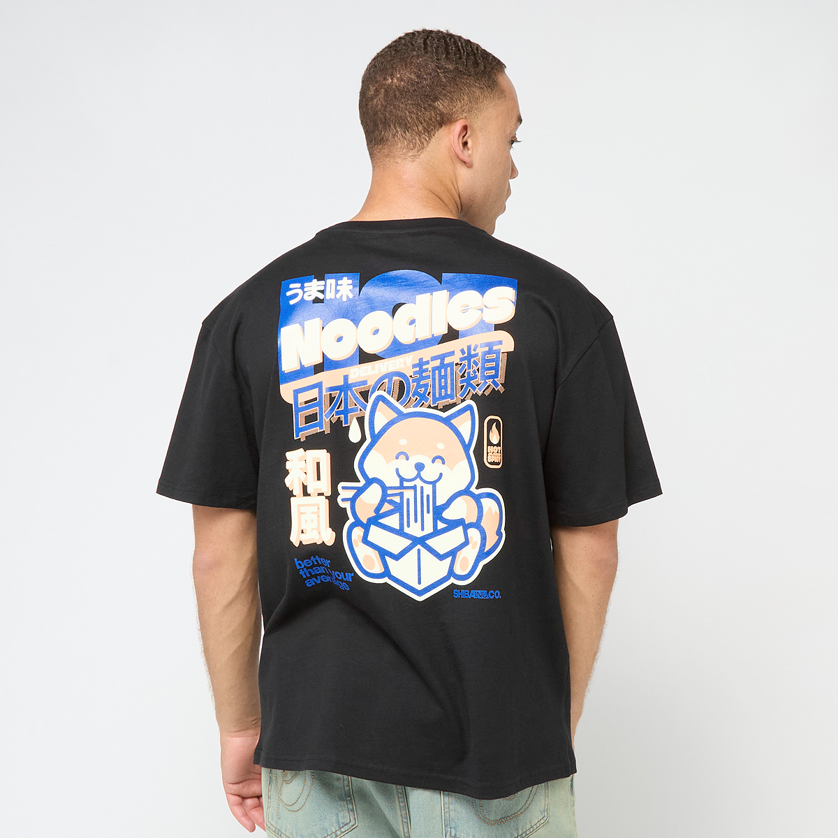 Mister Tee Yummy Noodles Oversize Tee zwart | MT3994-00007 | SNIPES