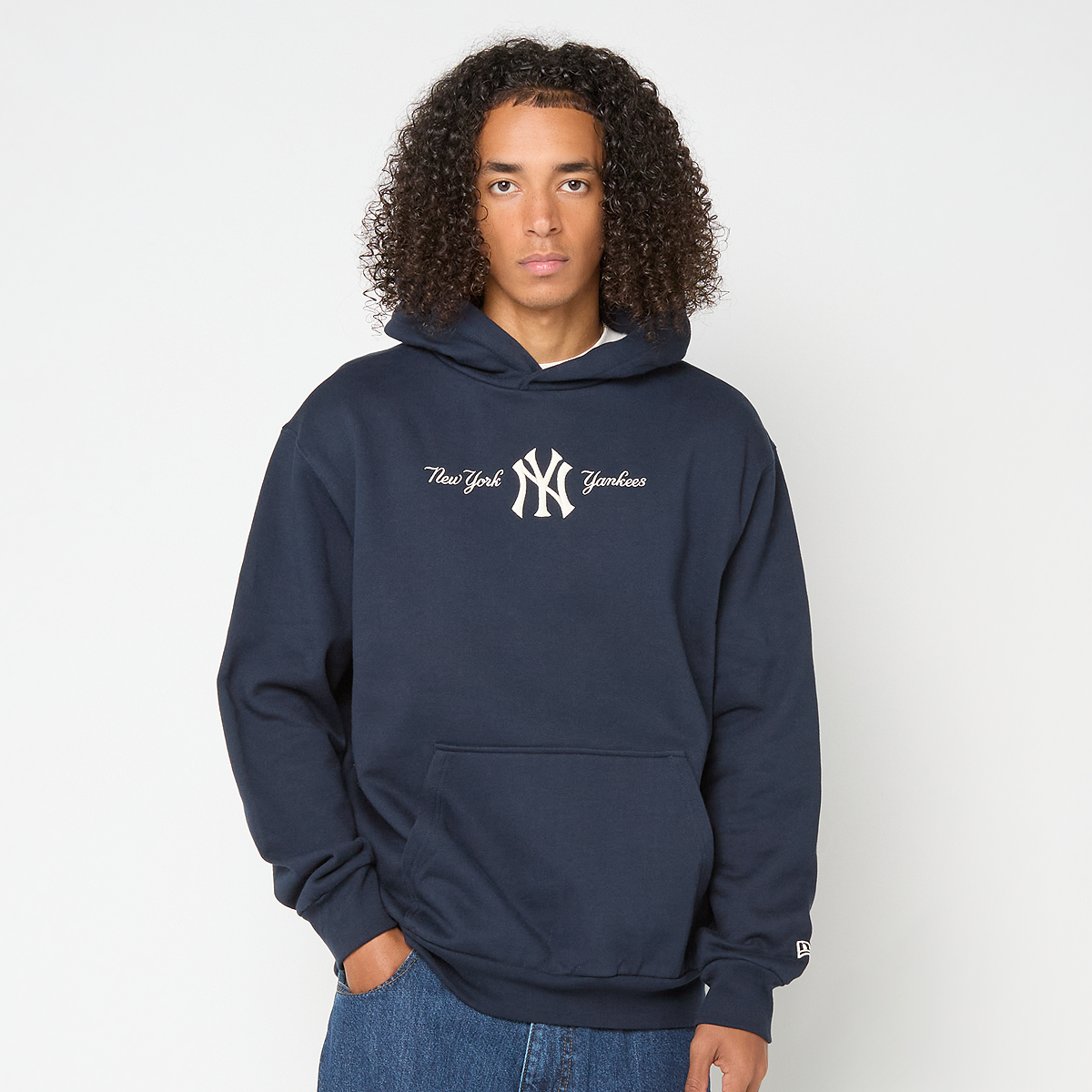 New Era MLB Graphic Oversized Hoodie New York Yankees blu