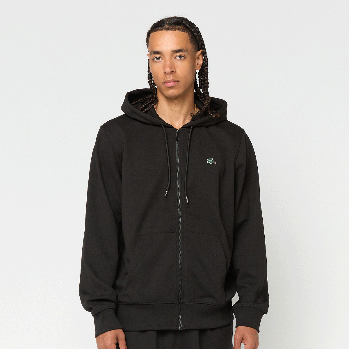Lacoste ジップアップジャケット S Lacoste Sweatshirts silver chine negro | SH5545-00-031 | SNIPES