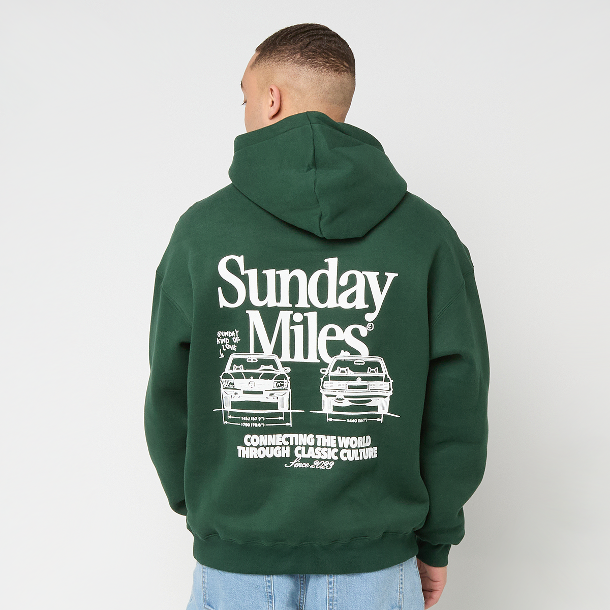 Another Cotton Lab Sunday Miles Hoodie groen | ACL-261-HO-395-006
