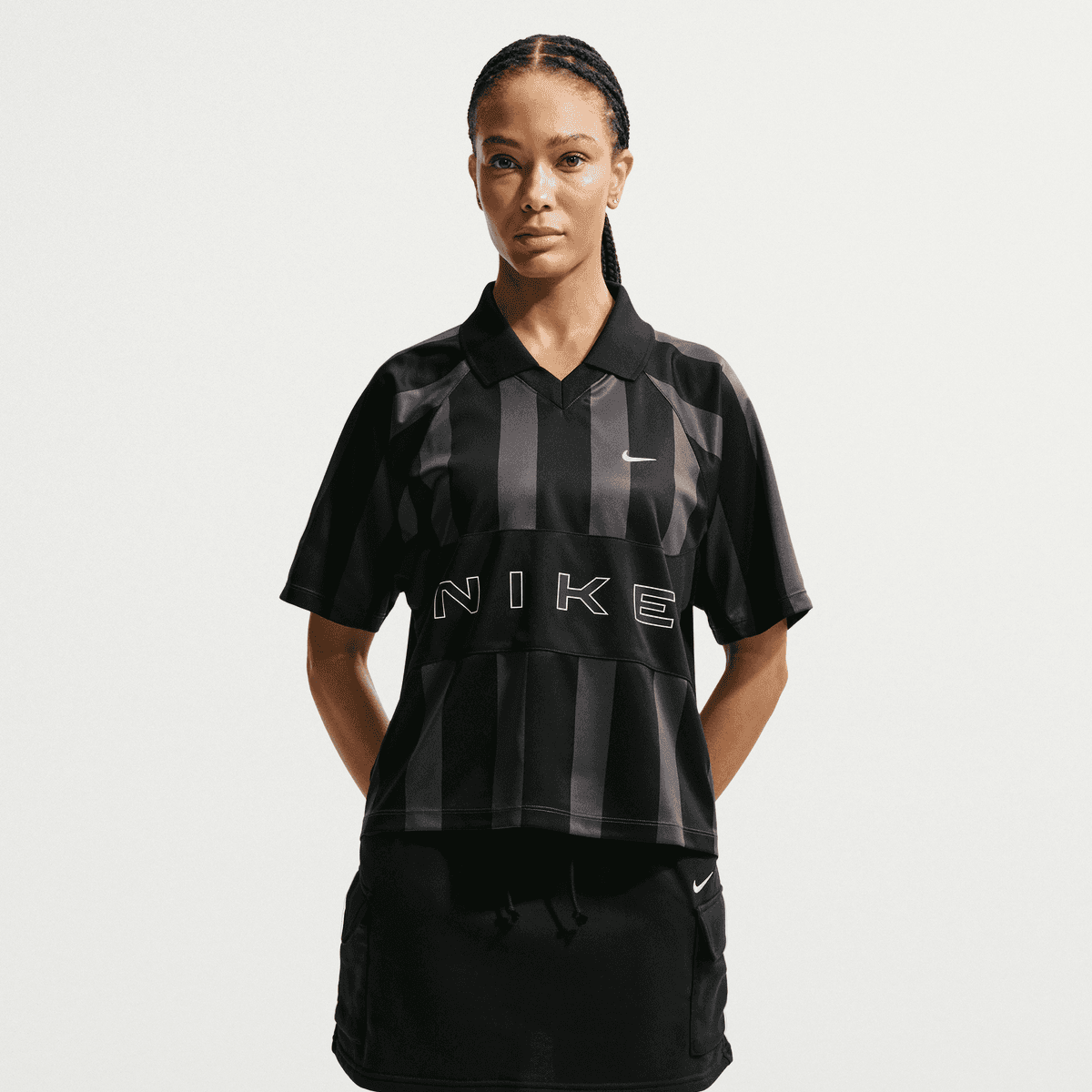 Nike Sportswear Oversized Jersey zwart | IO0913-010 | SNIPES