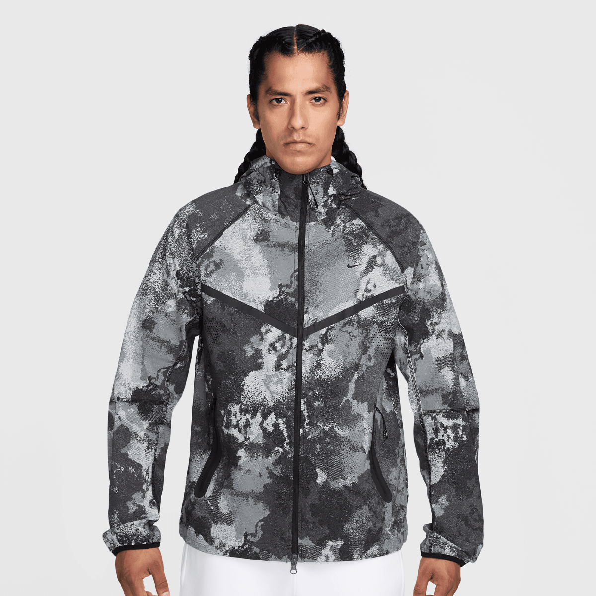 Nike Tech Windrunner Dri-FIT Woven Full-Zip Jacket grau | IF1333