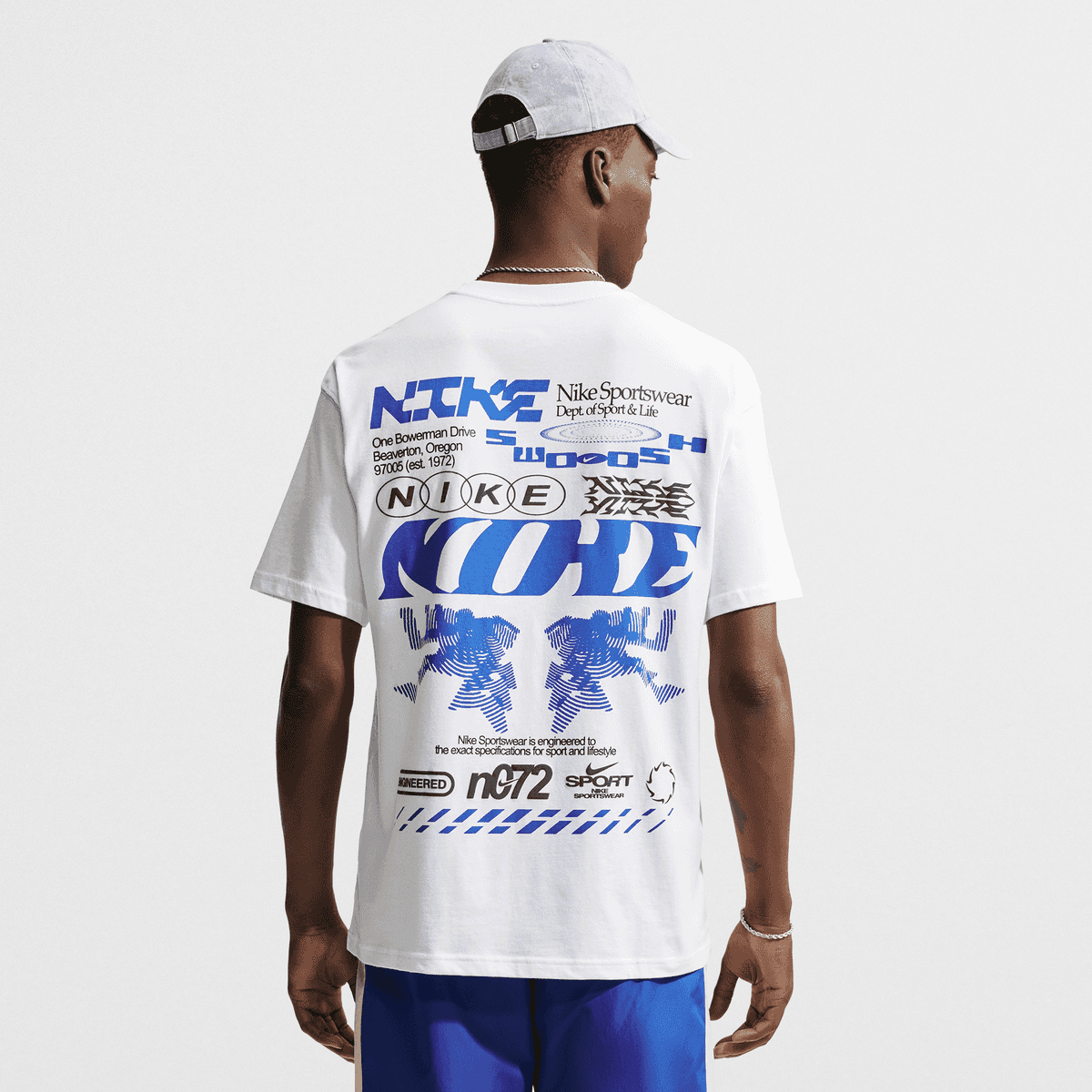 Nike Sportswear Tee Loose Poster Weiß | | SNIPES
