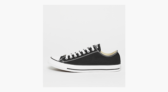 Black chuck taylor all star ox trainers on sale